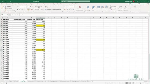 3  Хитрости и трюки в MS Excel  Выделить константы, формулы, пустые ячейки