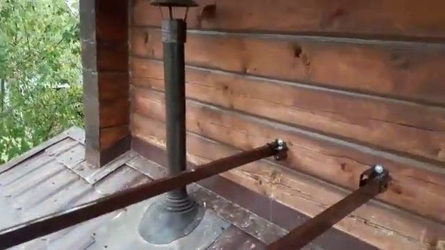 Кровельная лестница и переходный мостик МеталлПрофиль, монтаж в Уфе , Доработки