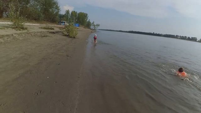 Обские просторы! Обкатка Gladiator 9 9 часть 2 . Покатались, покупались с семьёй смотреть онлайн