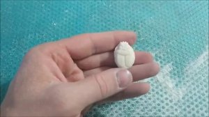Как сделать кольцо?  «Скарабей»   резьба по кости