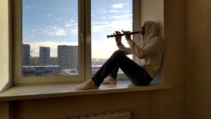 Плакала -KAZKA (блок-флейта)