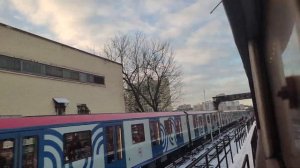 От Лермонтовского Проспекта до Рязанского проспекта на новогоднем Еж3