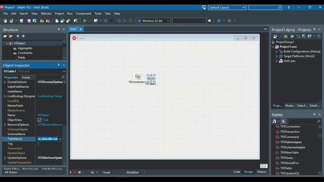 How to connect SQL Server to Delphi using FireDac