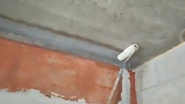 Грунтовка бетонного потолка перед отделкой – снято на видео смотреть онлайн