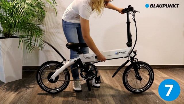 Blaupunkt Falt-E-Bike Carla 190 - Faltbar In 15 Sekunden!