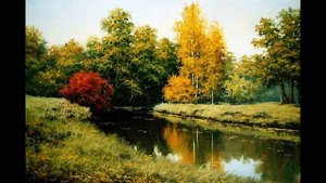 Осенние пейзажи художника Александра Рудакова.