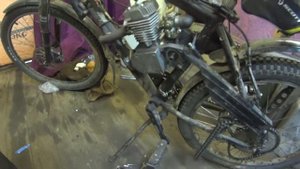 замена звездочки на мотовелосипеде и разговор ни очем