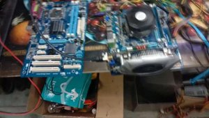 gygabyte ga h55m s2 циклический рестарт не включается