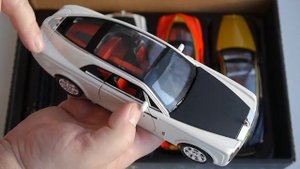 Роллс Ройс Свиптейл - обзор машинки Rolls-Royce Sweptail - открывается всё, масштаб 1/24