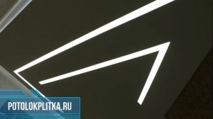 Установка натяжных потолков с подсветкой в прихожей