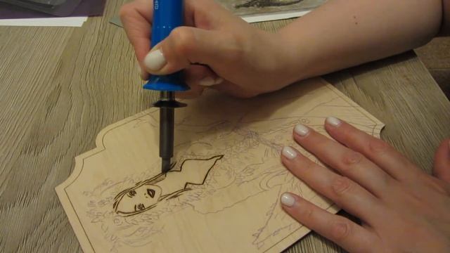 Пирография Берегиня. Перенос рисунка с помощью копировальной бумаги.