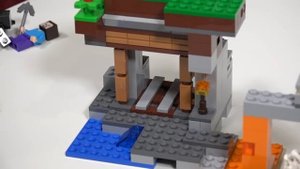 Лего Майнкрафт Заброшенная Шахта 21166 Обзор и как сделать мир из LEGO Minecraft 2021