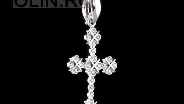 Крестик с бриллиантами смотреть онлайн