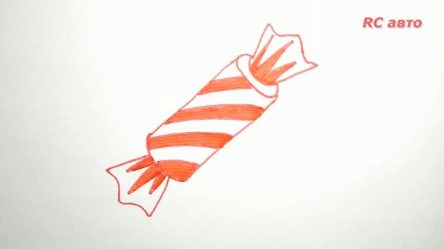 Как нарисовать конфету / How to draw candy смотреть онлайн