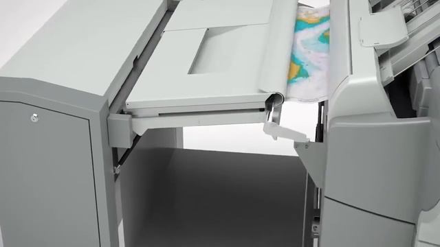 Твердочернильный плоттер Oce ColorWave 500 смотреть онлайн