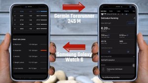 Samsung Galaxy Watch 6 Vs Garmin Forerunner 245 Music #samsunggalaxywatch6