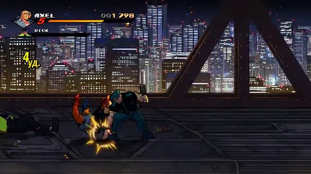 Streets of Rage 4 Наземное метро. уровень 7 смотреть онлайн