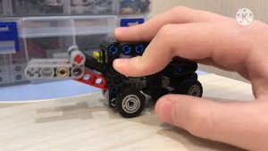 Обзор на мини погрузчик из Лего техник