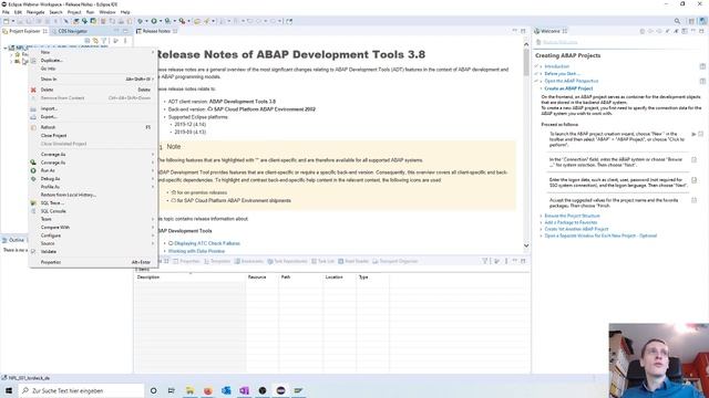 Live Webinar: ABAP in Eclipse einrichten смотреть онлайн