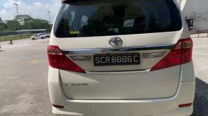 Toyota Alphard CVT 2012 White - SCR8886C / SNE7936L