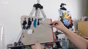 БИРЮЗОВАЯ | Как смешать определенный цвет | How to mix turquoise colour