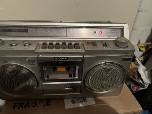Cassette Radio Recorder Sony CFS-47L Retro Vintage Boombox-ЯПОНИЯ-1978 ГОД