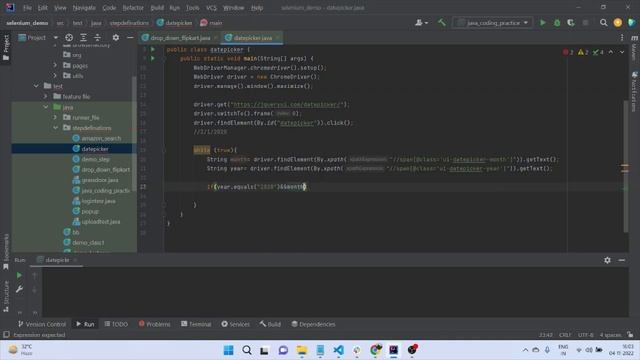 How to automate Date picker in selenium | Selenium in Hindi смотреть онлайн
