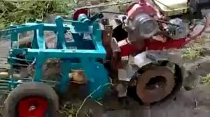 Картофелекопалка ККМ-1 с мотоблоком Фермер (аналог Фаворита)