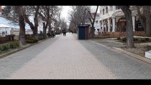 Евпатория,парк "Фрунзе" зима 2022