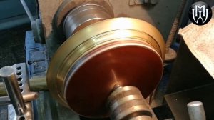Большая тарелочка на ТОКАРНОМ СТАНКЕ Ручная работа