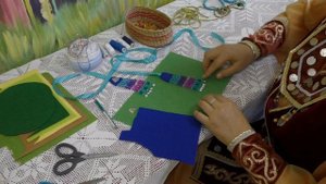 Мастер-класс по изготовлению "Сәсмәүер" - башкирского девичьего украшение для волос