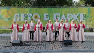 Народный вокальный ансамбль "Русская песня" - "Братья казаки"