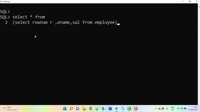 How to get even records from a table using SQL query (Telugu)