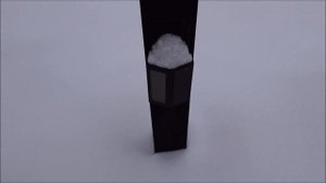 Как работают садовые лампы зимой