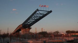 Завершился второй этап надвижки пролетного строения нового Зейского моста
