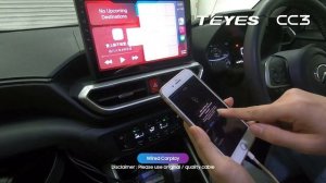 How to connect Apple CarPlay & Android Auto | TEYES CC3 | Teyes Malaysia