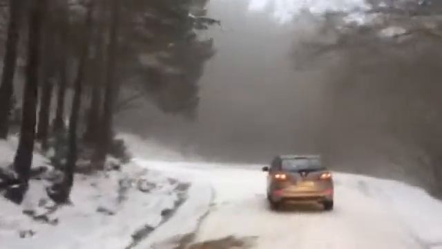 Renault koleos 4x4 por la nieve смотреть онлайн