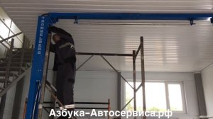 Монтаж подьемника Trommelberg TST45SW от компании Азбука Автосервиса