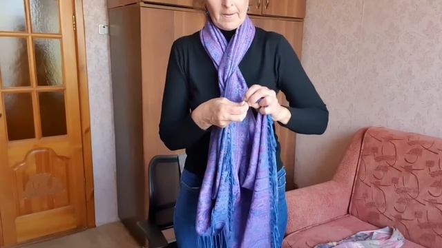 7 самых простых способов для красивого ношения шарфа или палантина.