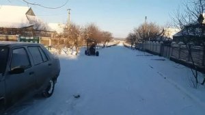 ИЖ Юпитер 5 со стартером на квадрике