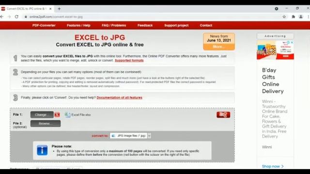 How to Convert Excel file to JPG format смотреть онлайн