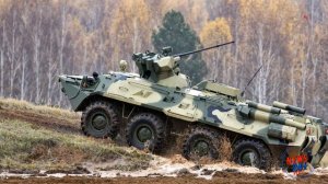 Российскими бронетранспортерами БТР 82А пополнилась белорусская армия