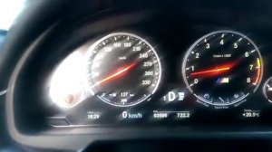 Разгон BMW X5m в F кузове до 100 и до 150км/ч.