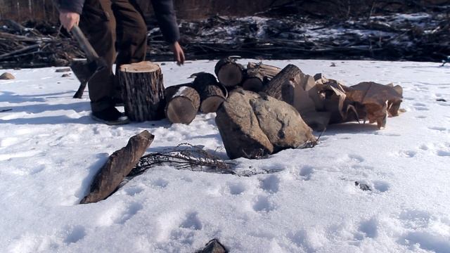 Зимняя рыбалка на горной реке | Амба