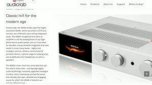 Audiolab 9000A integrated amplifier & Audiolab 9000CDT CD transport Debuts for music streamers