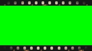 HD футаж. Рамка - старая кинопленка, хромакея