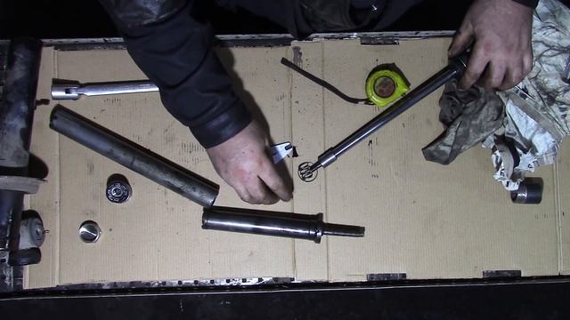 Гидроцилиндр для лодочного мотора из амортизатора(стойки) 1я часть/Гидроцилиндр своими руками смотреть онлайн