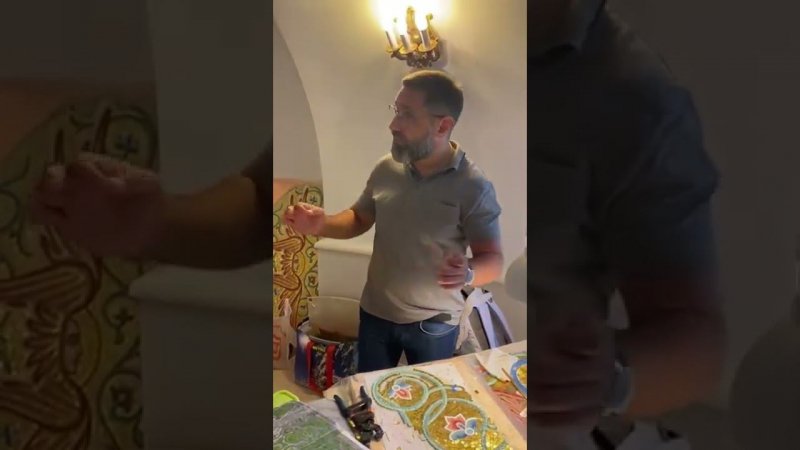 Павел Игоревич Гончаров, Председатель правления Фонда Архангела Михаила,в Знаменском храме