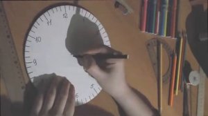 Часы из картона