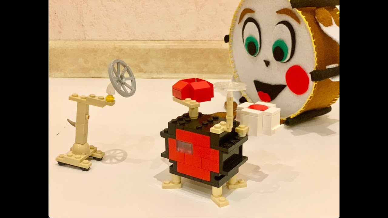 Барабанная установка из LEGO! смотреть онлайн